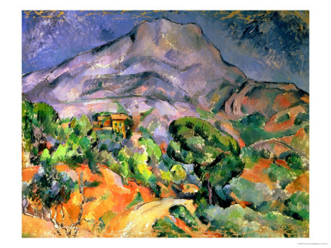 Mont Saint Victoire, 1900 - Paul Cezanne Painting